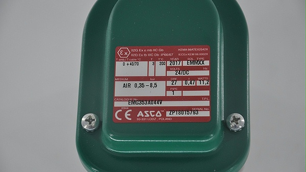 asco高温脉冲阀emg353a044v-5